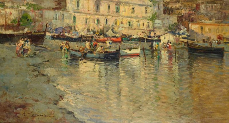 Alceste Campriani - Marina a Mergellina