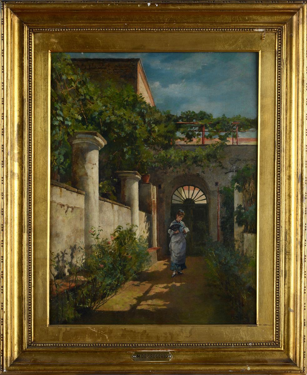 Marco De Gregorio - Cortile con Pergolato