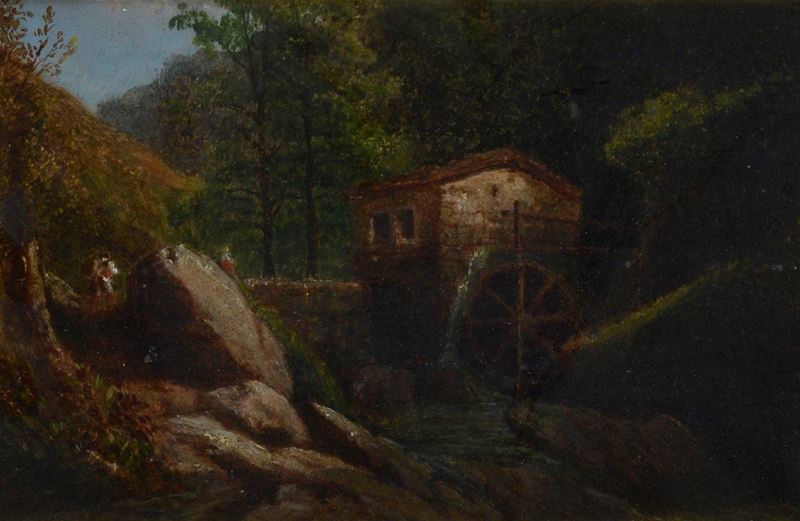 Ercole Gigante - Paesaggio con Mulino