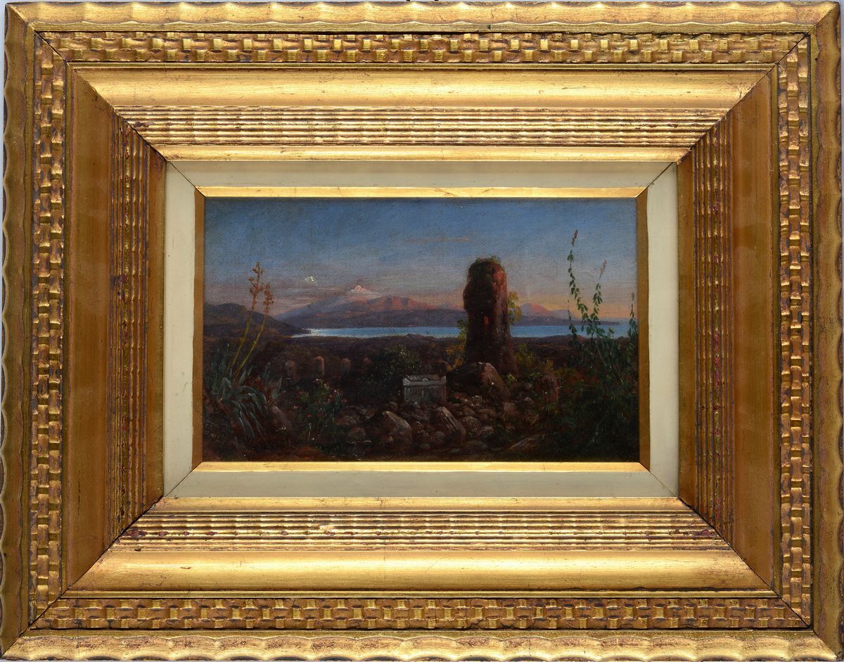 Ercole Gigante - Paesaggio con Montagne sullo Sfondo
