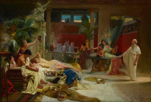 Henryk Siemiradzki - Scena Pompeiana