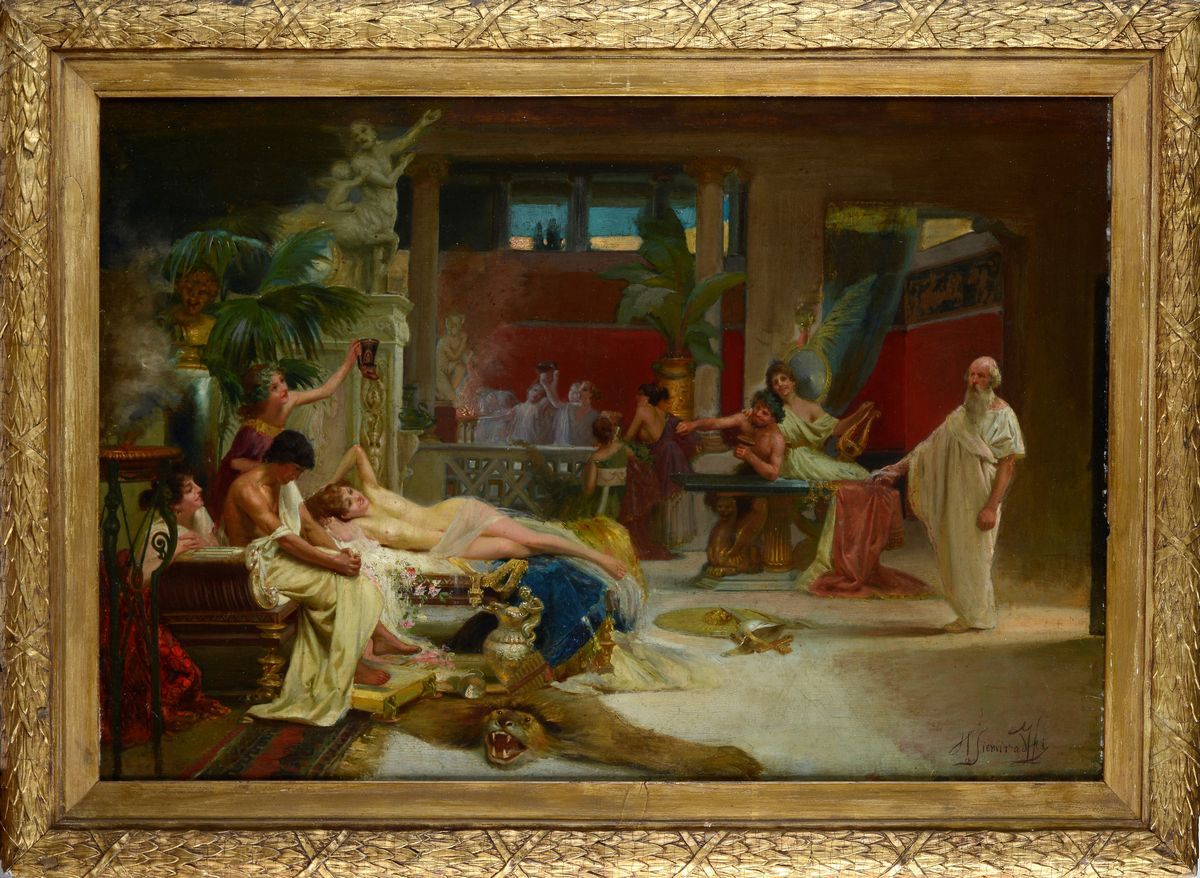 Henryk Siemiradzki - Scena Pompeiana