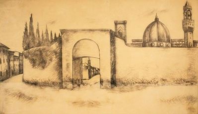 Panorama di Firenze (porta Romana)