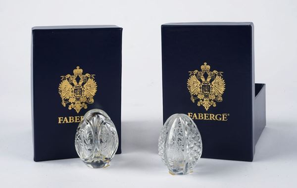 FANI GIOIELLI (Firenze - Siena) - Due uova Fabergé 