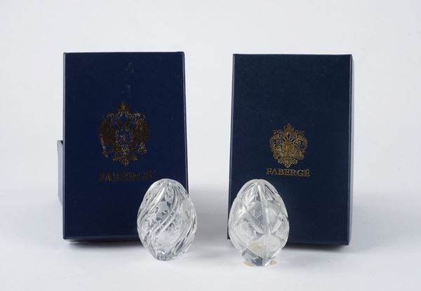 FANI GIOIELLI (Firenze - Siena) - Due uova Fabergé 