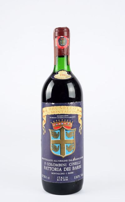 Brunello di Montalcino - Fattoria dei Barbi Docg Riserva 1981