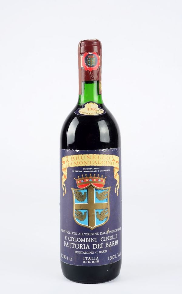 Brunello di Montalcino - Fattoria Dei Barbi DOCG Riserva 1981