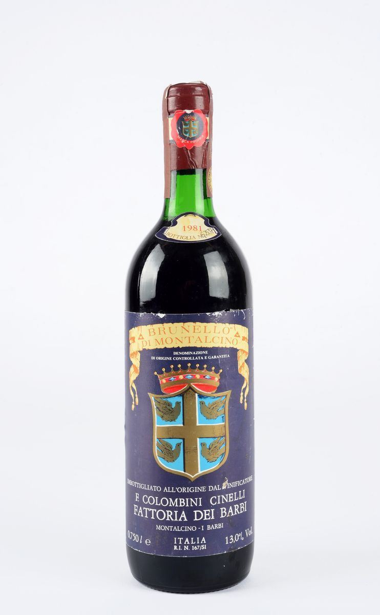 Brunello di Montalcino - Fattoria dei Barbi Docg Riserva 1981