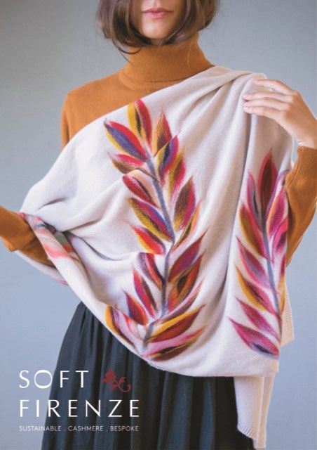 SOFT FIRENZE - Stola in puro cashmere 