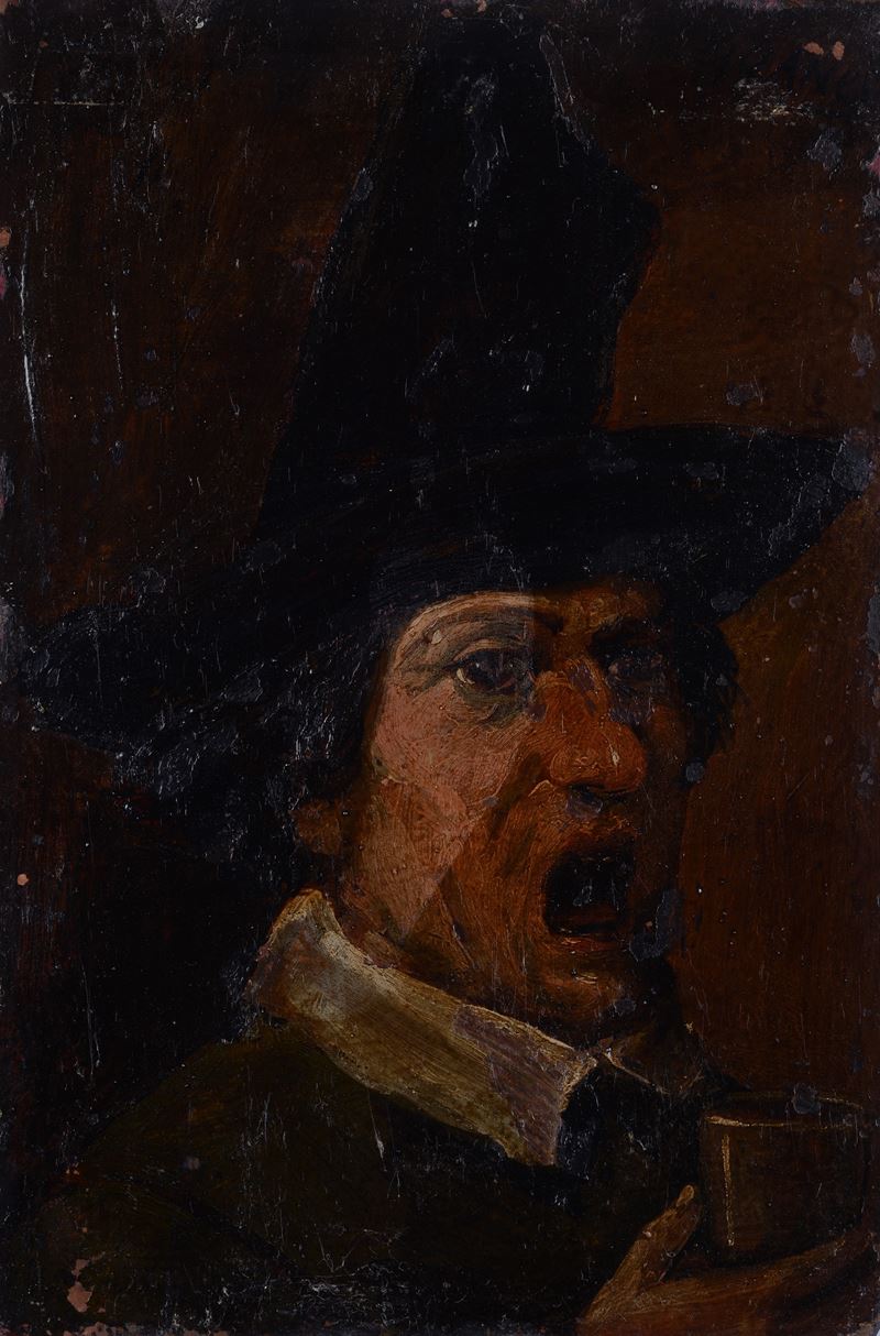 Anonimo, XIX Sec. - Bevitore