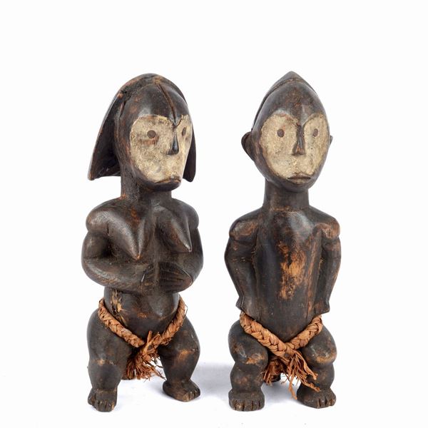 Coppia di sculture punu
