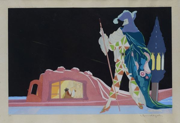 Umberto Brunelleschi - Carnival in Venice