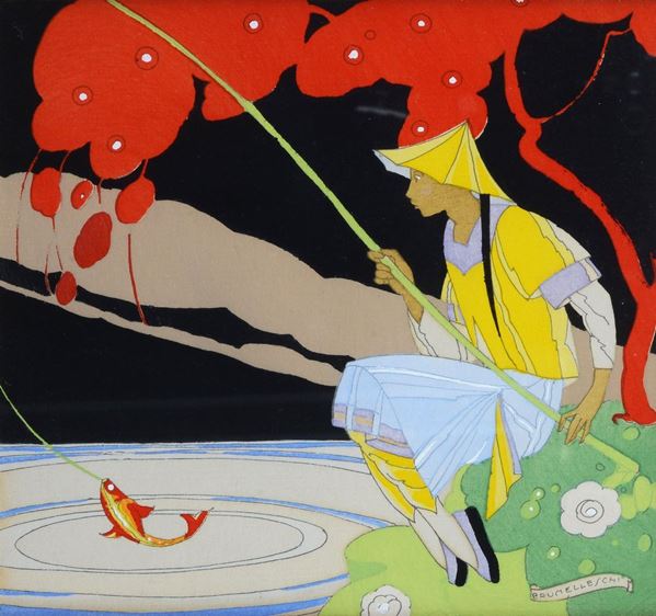 Umberto Brunelleschi - Fishing