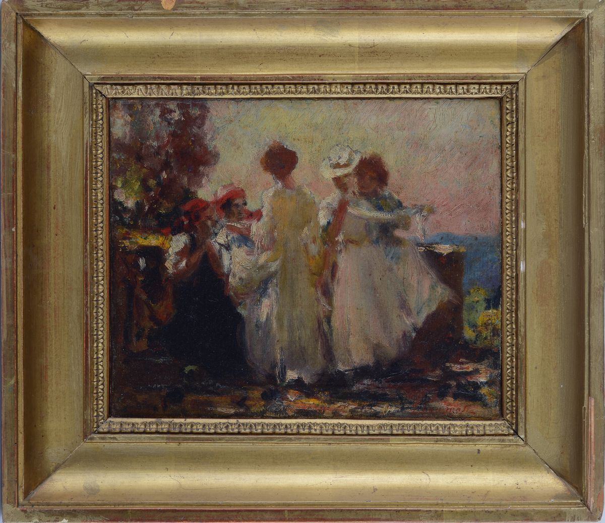 Ludovico Tommasi - Figure in Terrazza
