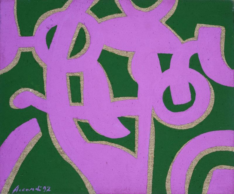 Carla Accardi - Viola/verde