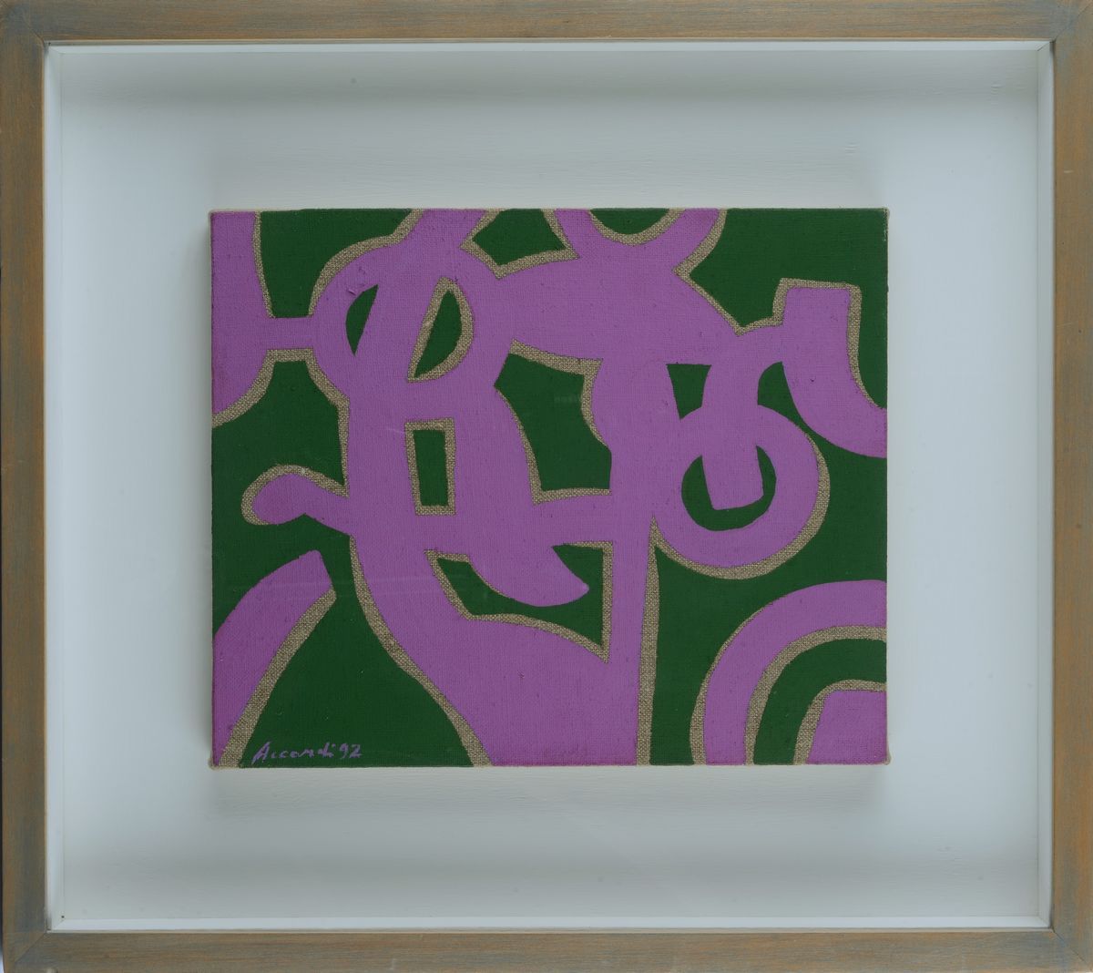 Carla Accardi - Viola/verde
