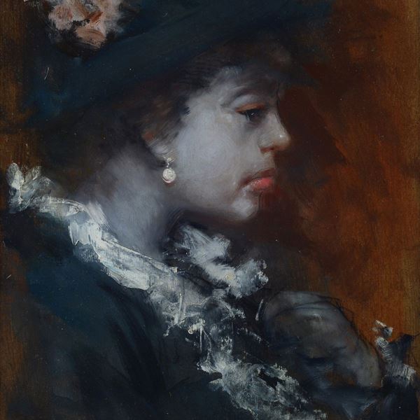 Pietro Scoppetta - Profile of a lady