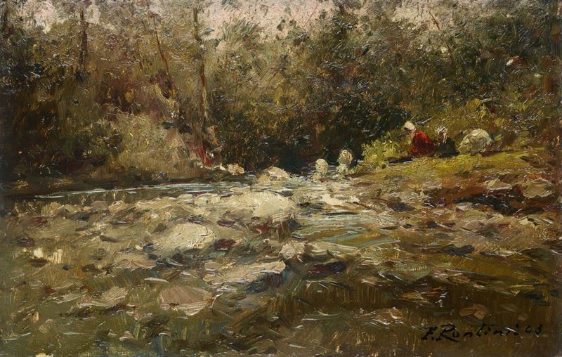 Ferruccio Rontini - Lavandaie a Vicchio