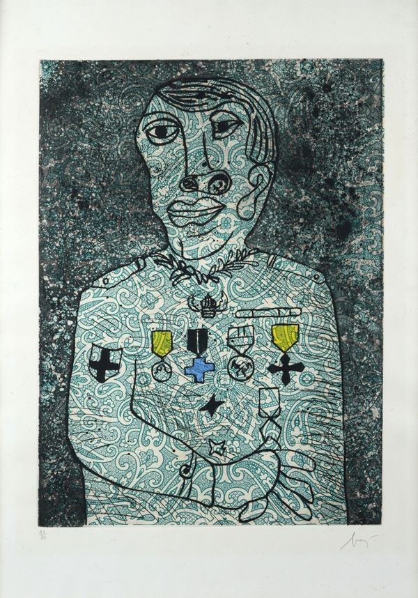 Enrico Baj - Personnage de guerre