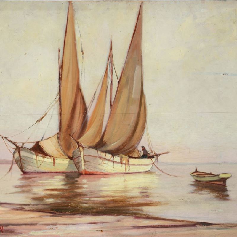 Renuccio Renucci - Barche di Pescatori
