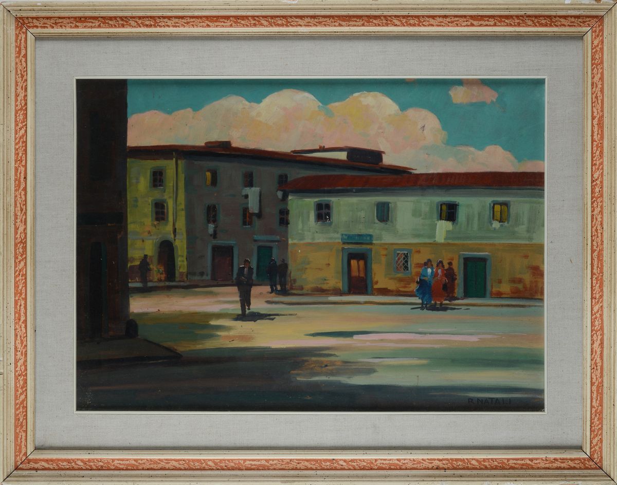 Renato Natali - Scorcio di Livorno