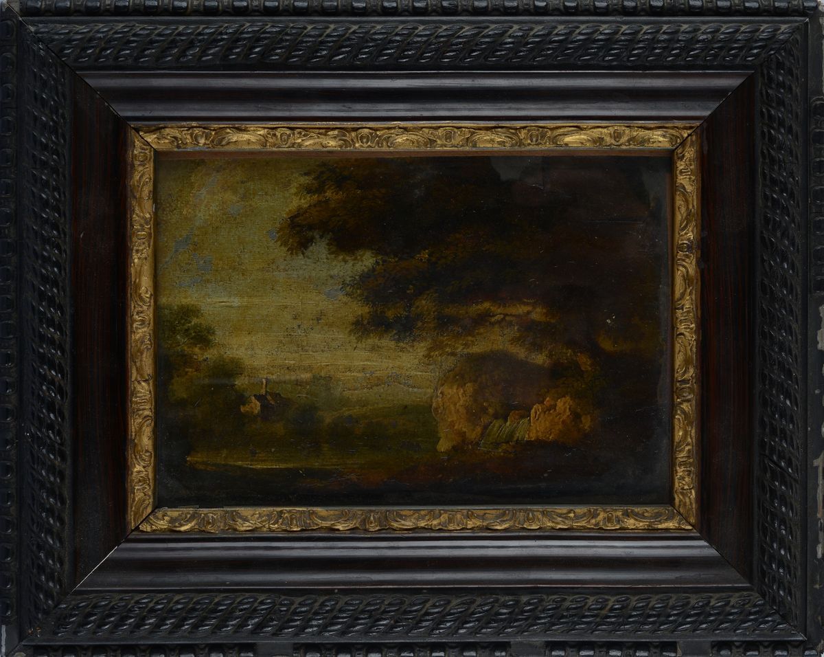 Attr. a Georges Michel (1763-1843) - Paesaggio