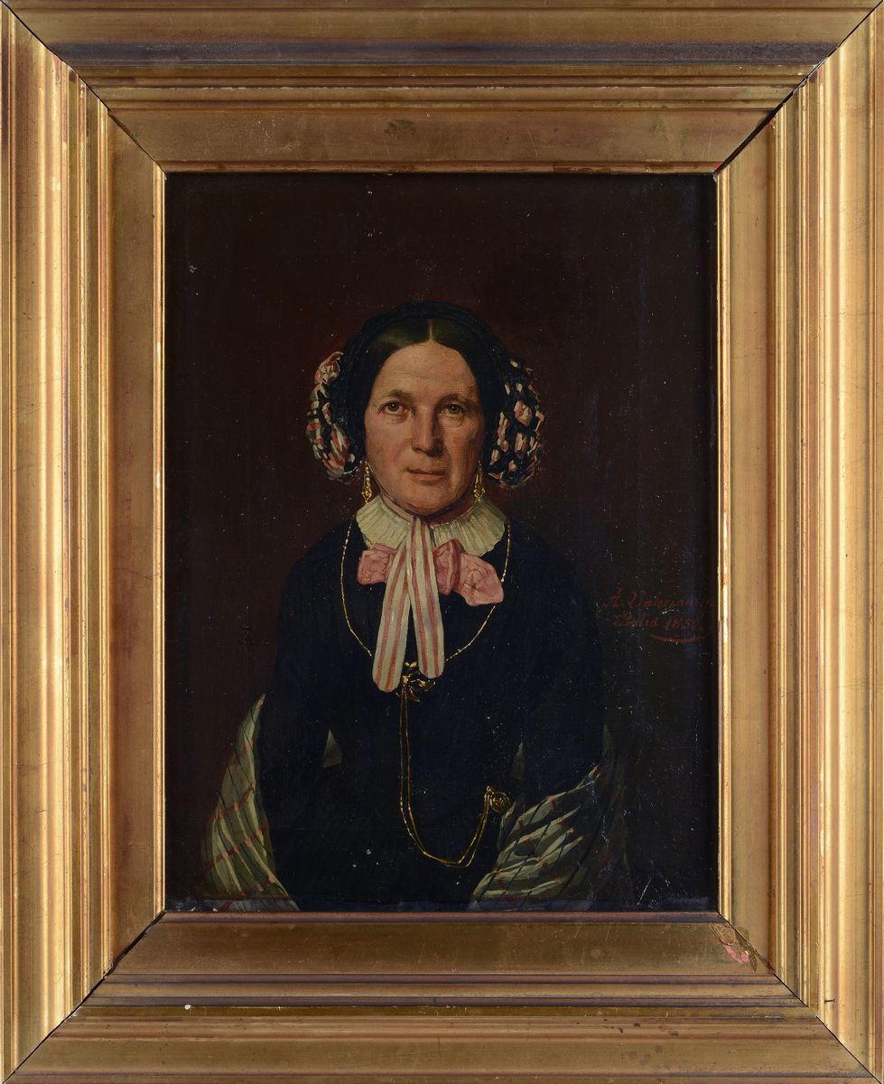 Anonimo, XIX Sec. - Ritratto di Donna