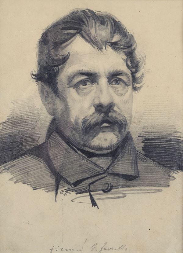 Attr. a Giacomo Favretto - Male portrait
