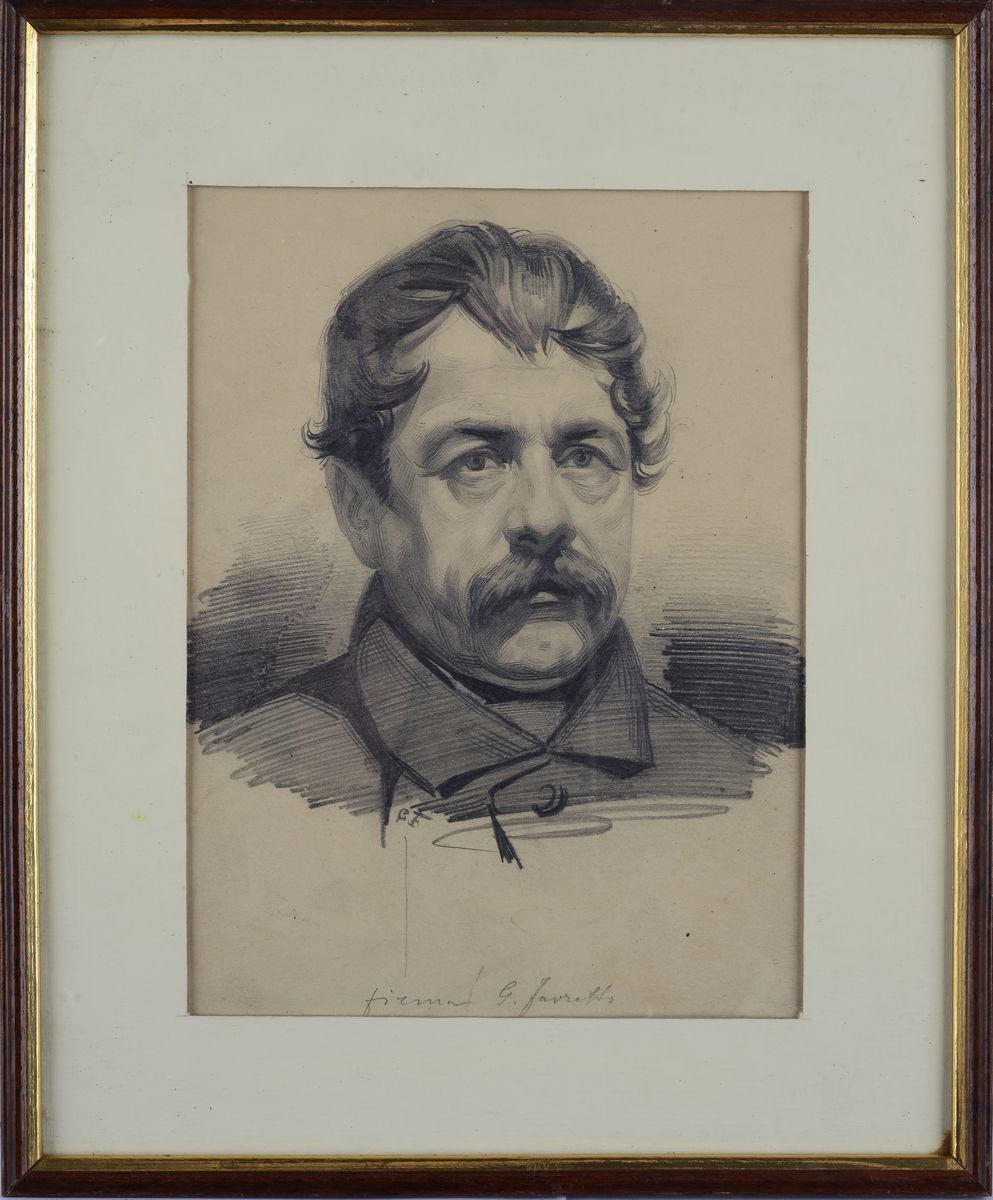 Attr. a Giacomo Favretto - Ritratto Virile