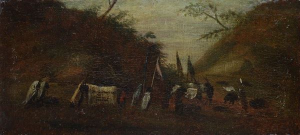 Scuola Fiamminga, XVII sec. - Piccola processione