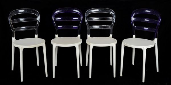 Quattro sedie Miss Bibi Kartell