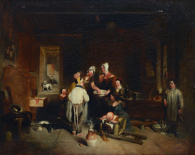 Scuola Inglese, XIX Sec. - La Medicazione
