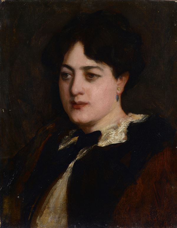 Anonimo, inizi XX sec. - Ritratto di signora
