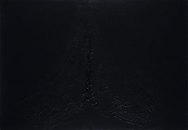 Alberto Burri - Cretto nero C