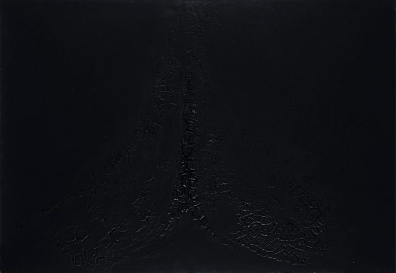Alberto Burri - Cretto Nero C