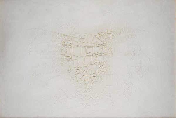 Alberto Burri - Cretto bianco