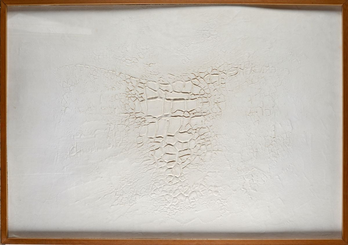 Alberto Burri - Cretto Bianco