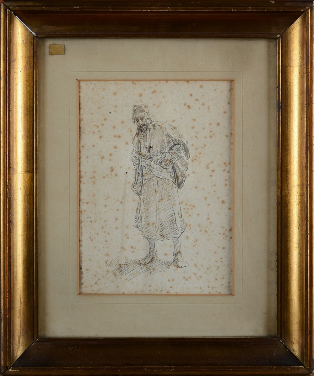 Domenico Morelli - Figura di Arabo