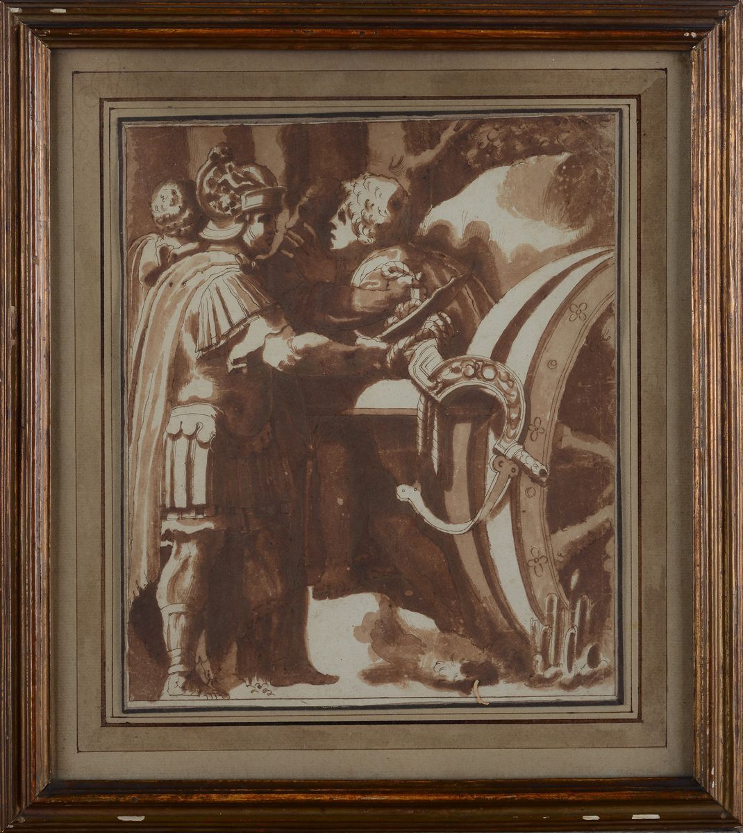 Anonimo, XIX Sec. - Soldati Romani