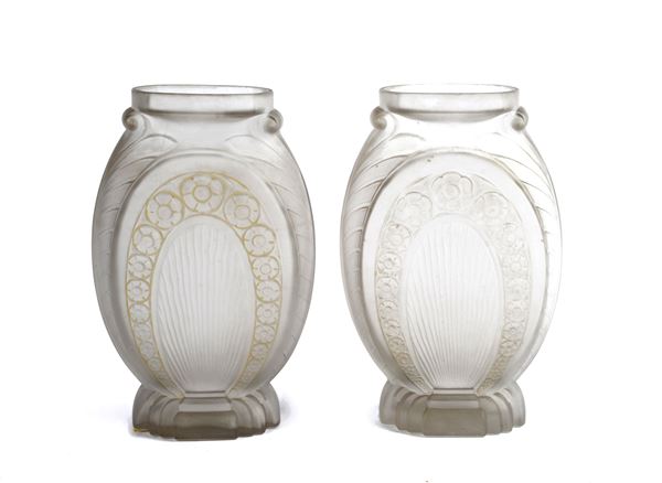 Pair of Deco vases