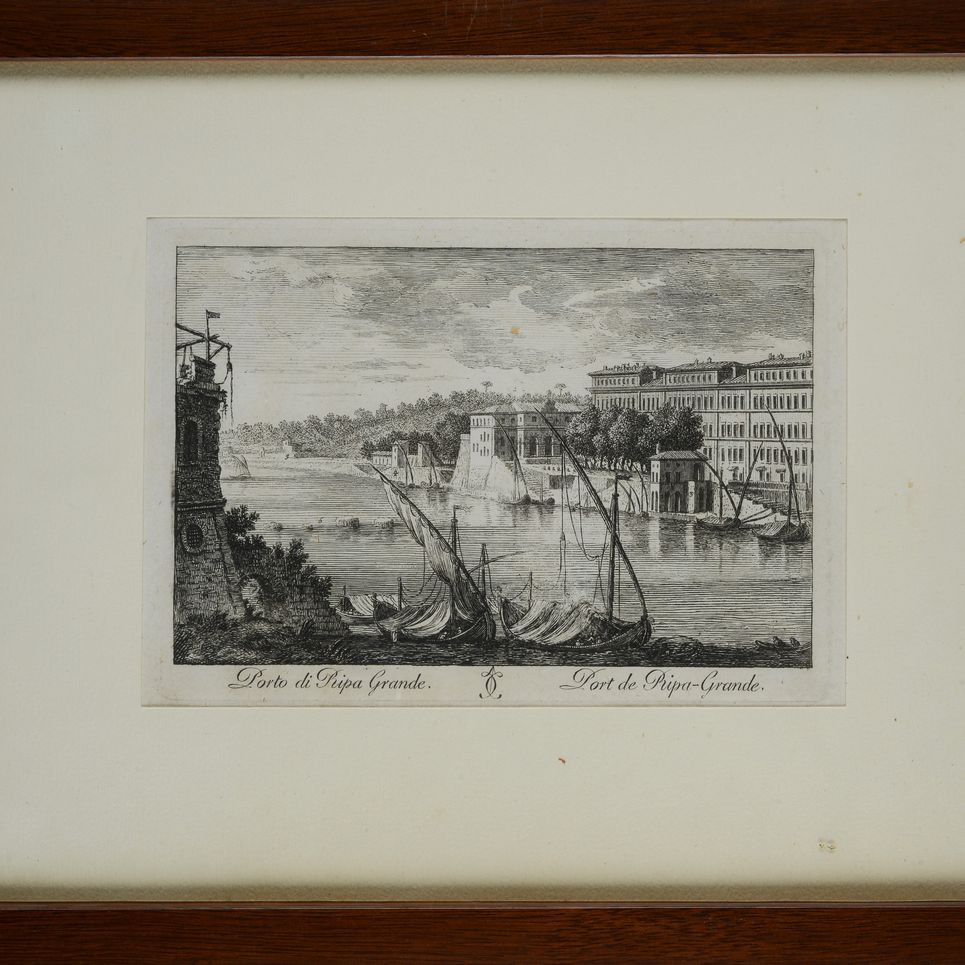 Giuseppe Vasi - Ponte di Ripa Grande