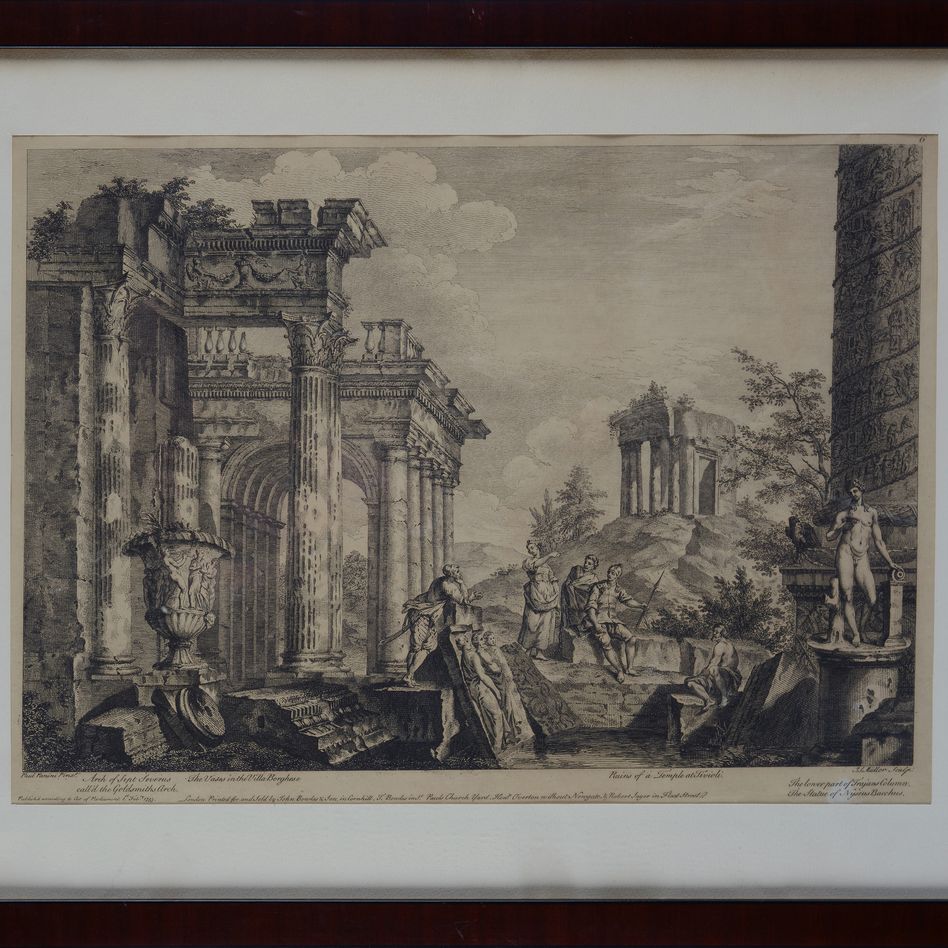 Giovanni Paolo Panini - Rovine del Tempio a Tivoli