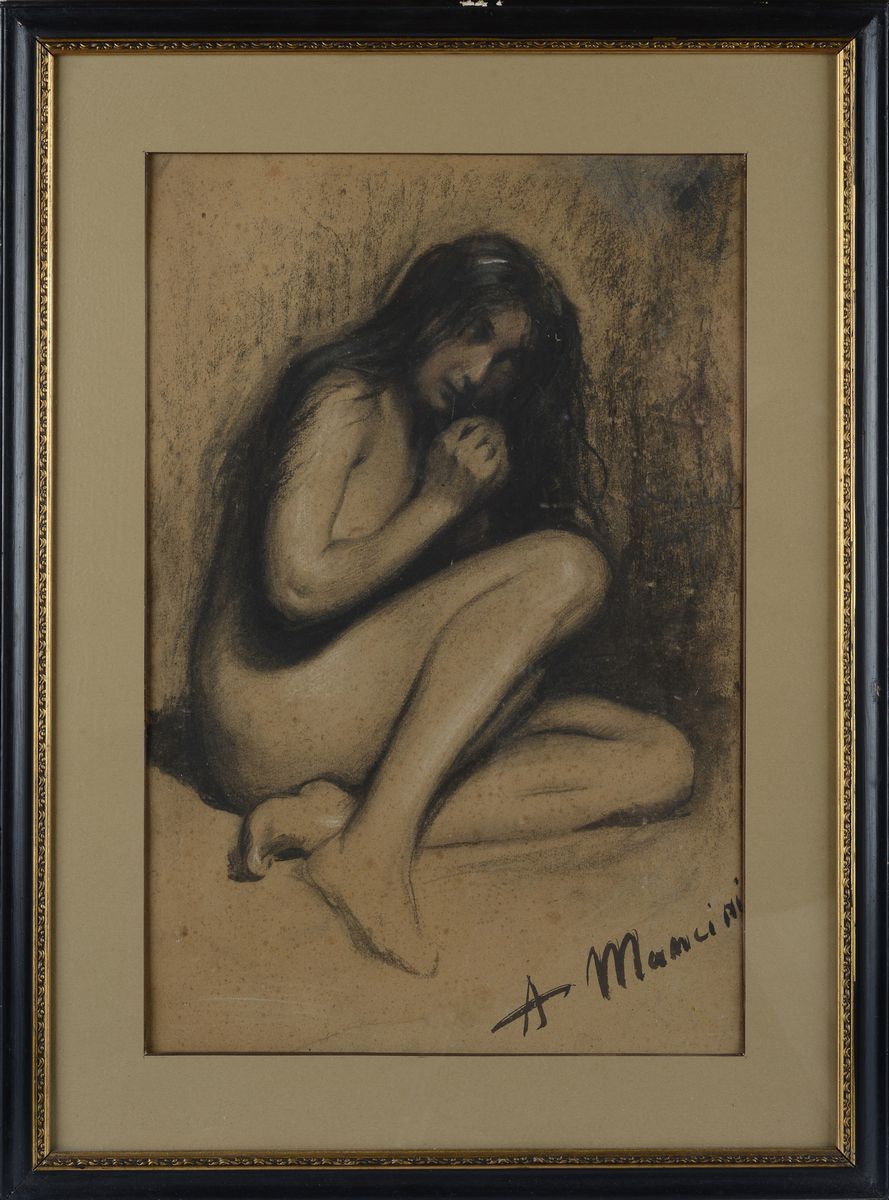 Antonio Mancini - Nudo Femminile