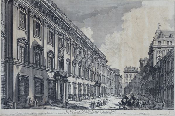 Giovanni Battista Piranesi - View of the Odescalchi Palace