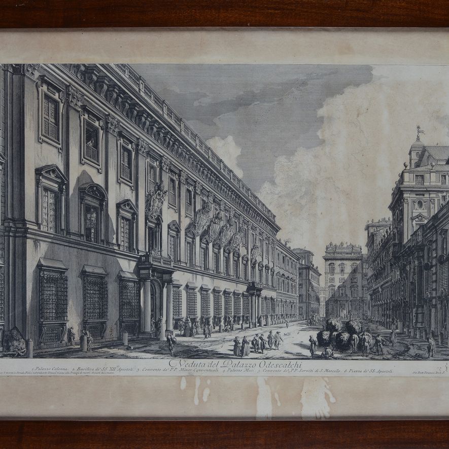 Giovanni Battista Piranesi - Veduta del Palazzo Odescalchi