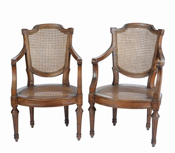 Pair of armchairs  - Auction ANTIQUES, AUTHORS OF XIX AND XX CENTURY - I - Galleria Pananti Casa d'Aste