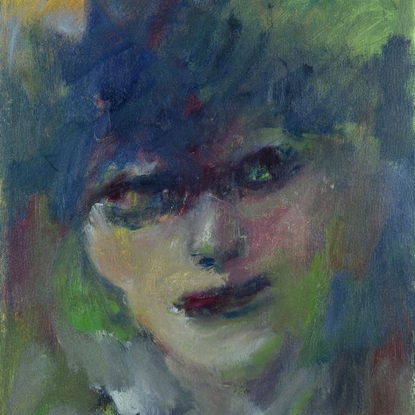 Mino Maccari - Face of a girl