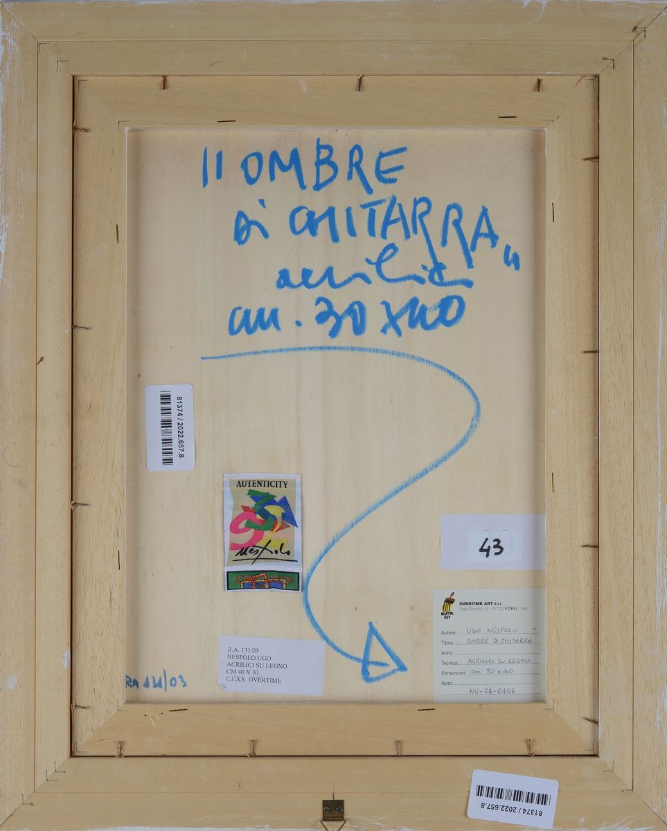 Ugo Nespolo - Ombre di Chitarra