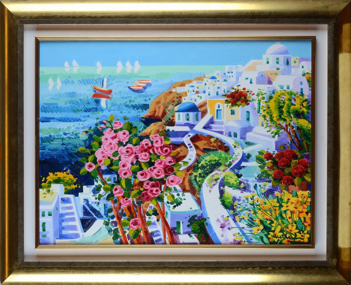 Athos Faccincani - Santorini e la Cupola Blu