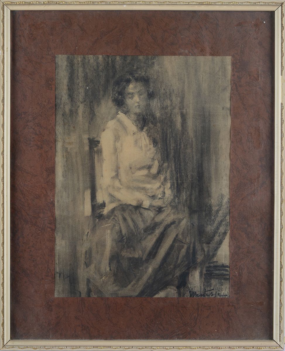 Giuseppe Mentessi - Donna Seduta